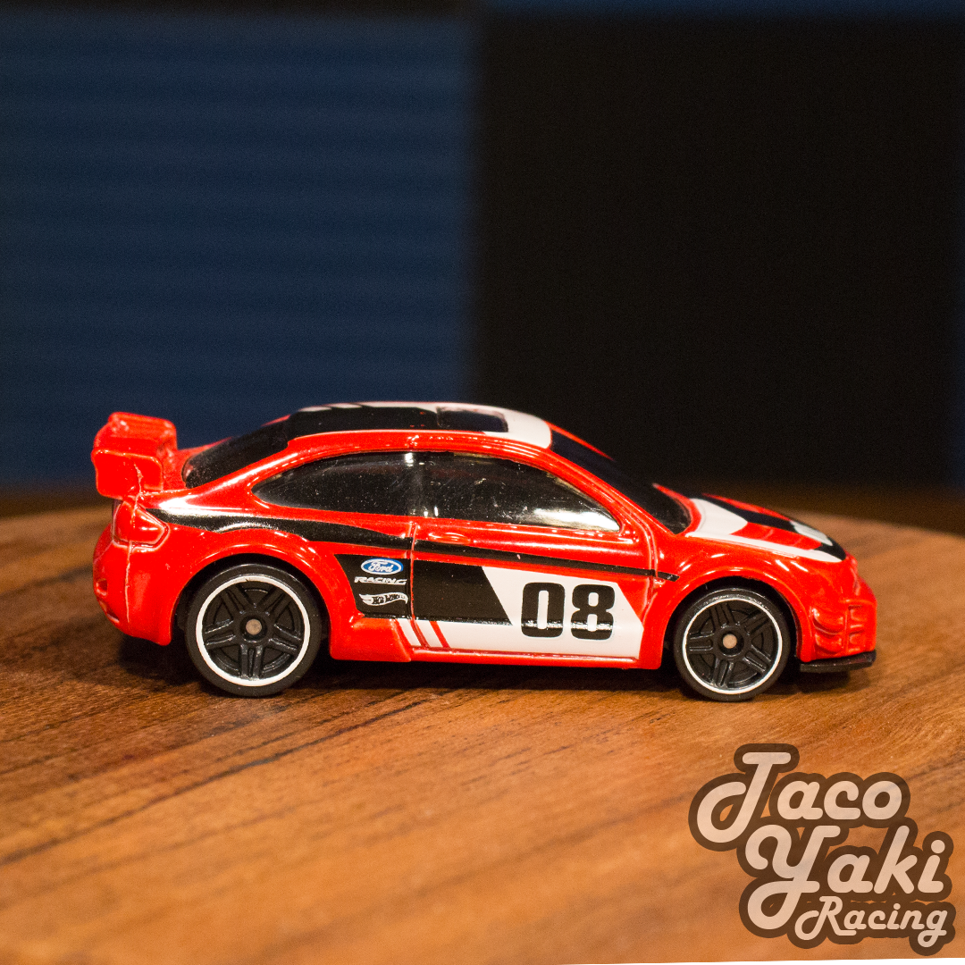 '08 Ford Focus (Red) - Cult Racers - Hot Wheels Basic Loose (2021)