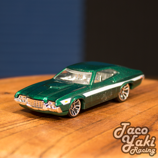 '72 Ford Gran Torino Sport (Metalflake Green) - Fast & Furious - Hot Wheels Basic Loose (2021)