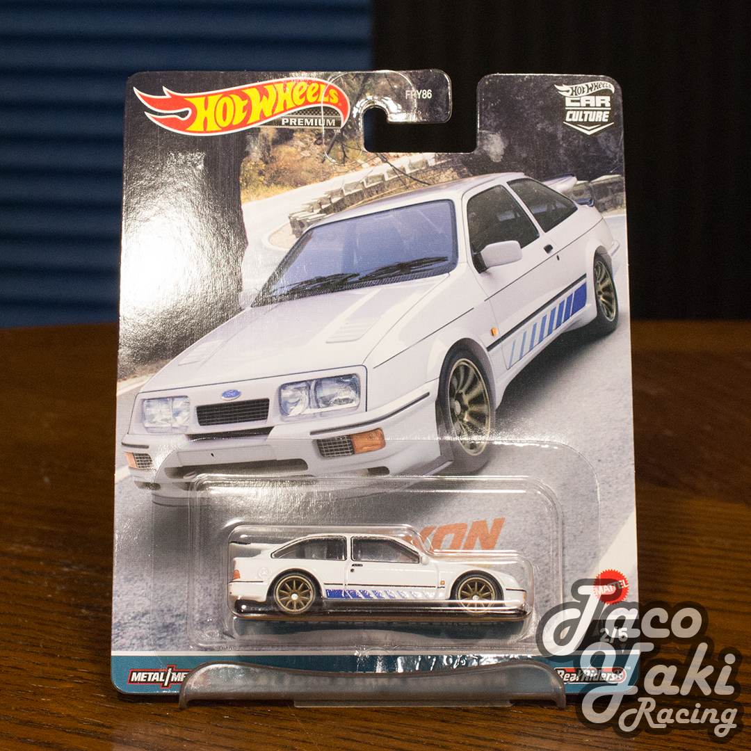 87 Ford Sierra Cosworth (White) - Canyon Warriors - Hot Wheels