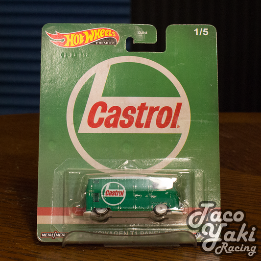 Volkswagen T1 Panel Bus (Castrol) - Vintage Oil - Hot Wheels Premium (2023)
