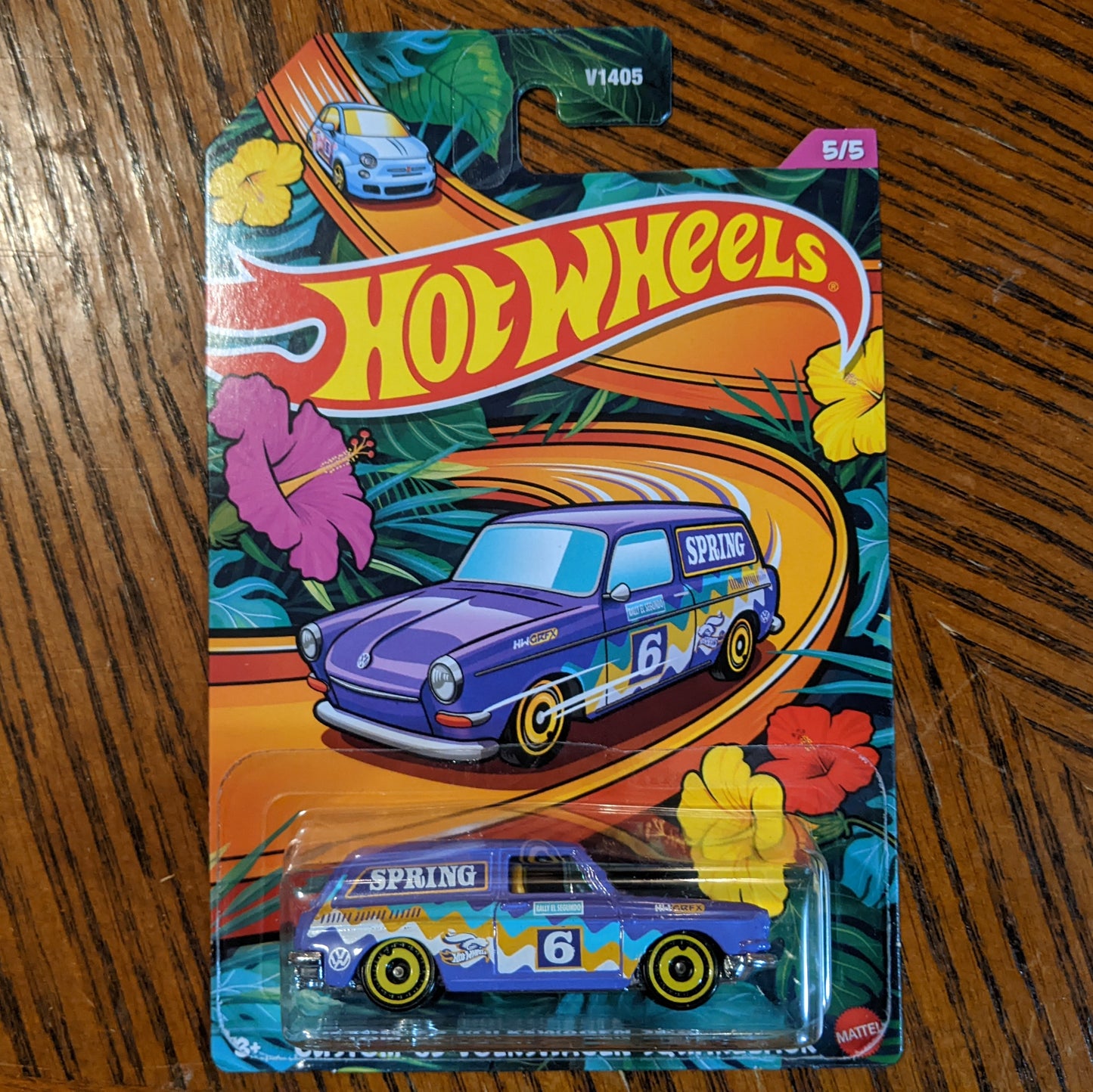 Custom '69 Volkswagen Squareback (Purple) - Spring - Hot Wheels Basic (2024)