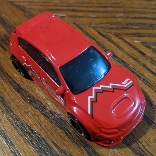 Subaru WRX STI (Red) - HW Hatchbacks - Hot Wheels Basic Loose (2022)