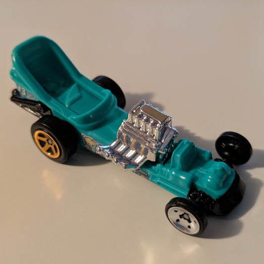 Diaper Dragger (Turquoise) - HW Ride-Ons - Hot Wheels Basic Loose (2019)