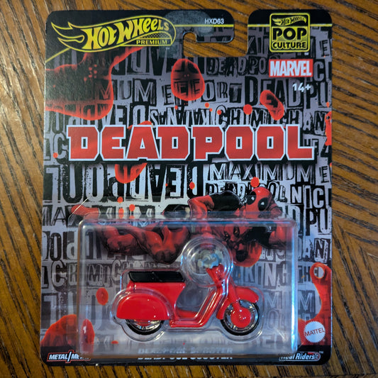 Deadpool Scooter (Red) - Deadpool - Hot Wheels Premium (2025)