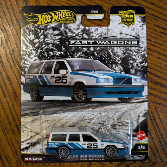 Volvo 850 Estate (White) - Fast Wagons - Hot Wheels Premium (2025)