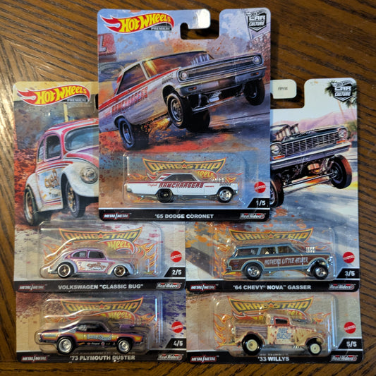 Dragstrip Demons 2 Set of 5 - Hot Wheels Premium (2022)