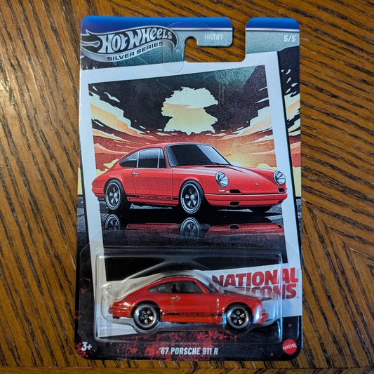 67 Porsche 911 R (Red) - National Icons - Hot Wheels Silver Series (2025)