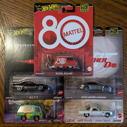 Pop Culture 2025 Mix 1 () - Set of 5 - Hot Wheels Premium (2025)