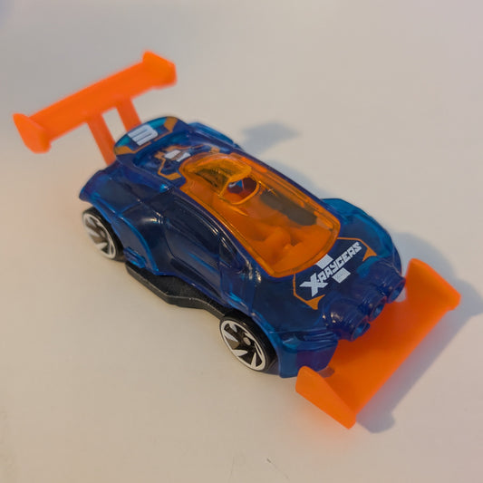 Rising Heat (Clear Dark Blue) - X-Raycers 5-Pack - Hot Wheels Basic Loose (2020)