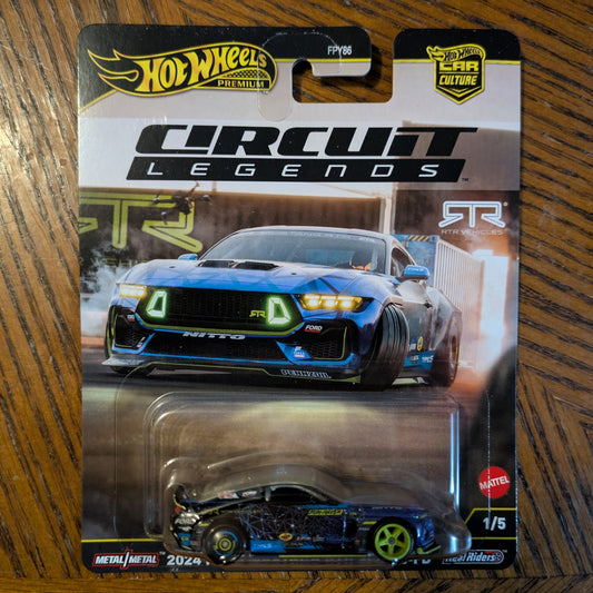 2024 Ford Mustang RTR Spec 5-FD (Black) - Circuit Legends - Hot Wheels Premium (2025)
