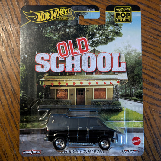 1979 Dodge Ram Van (Black) - Old School - Hot Wheels Premium (2025)
