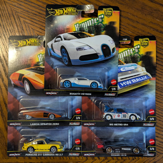 Hammer Drop Set of 5 - Hot Wheels Premium (2025)