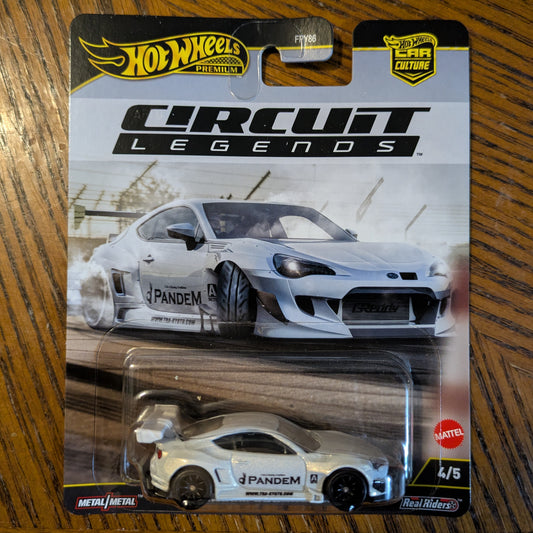 Pandem Subaru BRZ (White) - Circuit Legends - Hot Wheels Premium (2025)