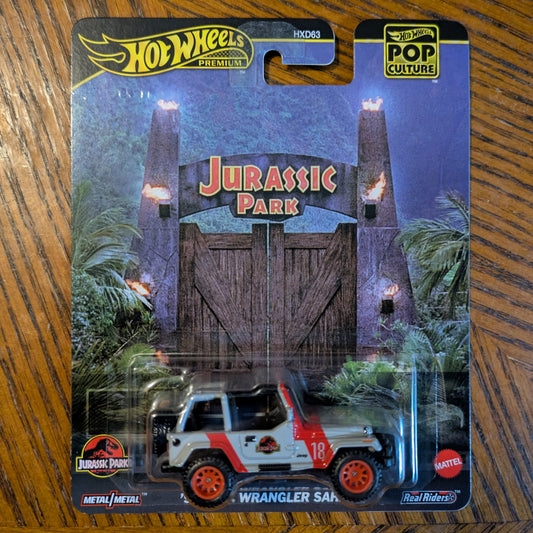 '92 Jeep Wrangler Sahara (Gray) - Jurassic Park - Hot Wheels Premium (2025)