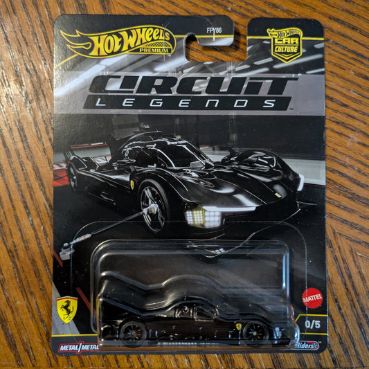 Ferrari 499P (Nero) - Circuit Legends - Hot Wheels Premium (2025)