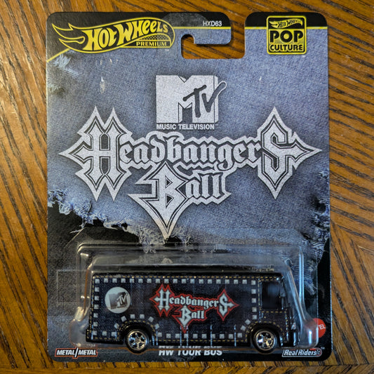 HW Tour Bus (Black) - Headbangers Ball - Hot Wheels Premium (2025)