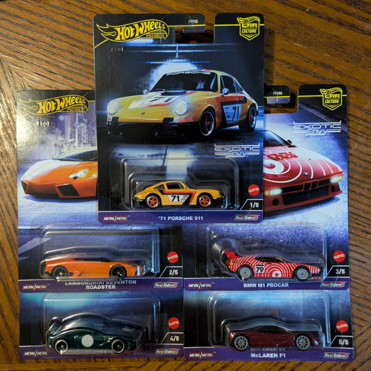 Exotic Envy 2 Set of 5 - Hot Wheels Premium (2024)