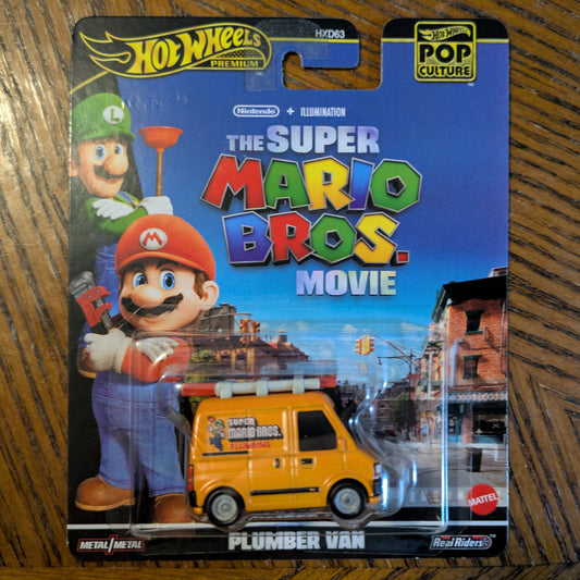 Plumber Van (Matte Orange) - The Super Mario Bros. Movie - Hot Wheels Premium (2023)