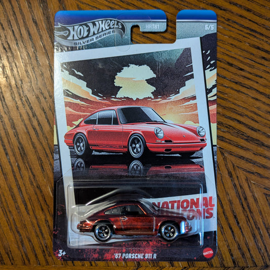 67 Porsche 911 R (Spectraflame Red) - National Icons - Hot Wheels Silver Series (2025)