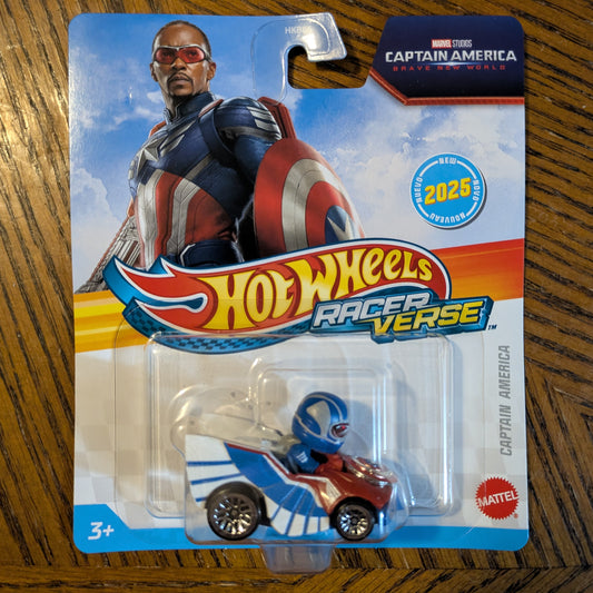 Captain America (Marvel) - RacerVerse: Mix 3 - Hot Wheels RacerVerse (2025)
