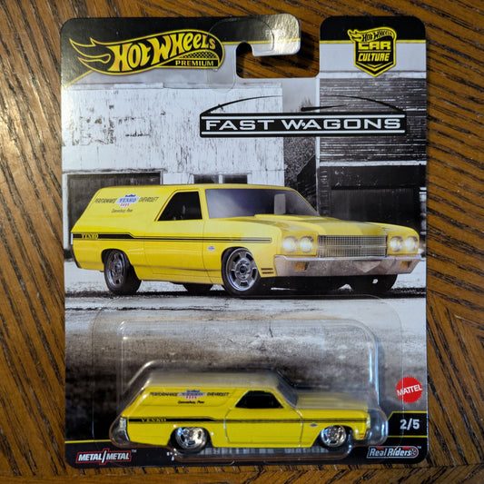 70 Chevelle SS Wagon (Yellow) - Fast Wagons - Hot Wheels Premium (2025)