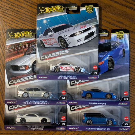 Modern Classics 3 Set of 5 - Hot Wheels Premium (2024)