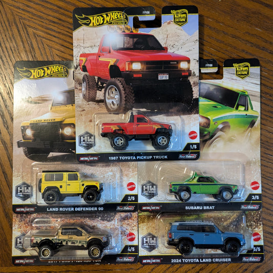 HW Off Road Set of 5 - Hot Wheels Premium (2025)