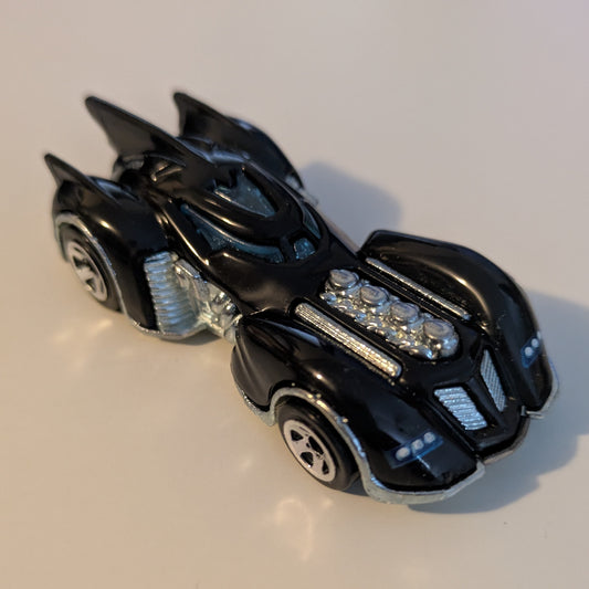 Arkham Asylum Batmobile (Glossy Black) - Batman: Mix 2 - Hot Wheels Silver Series (2022)