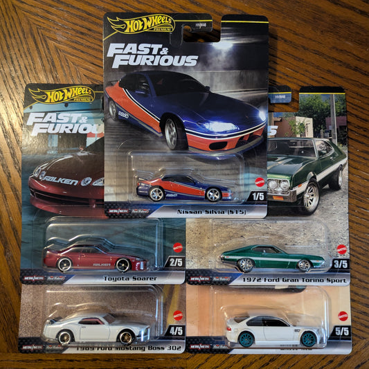 Fast & Furious 2024 Mix 2 Set of 5 - Hot Wheels Premium (2024)