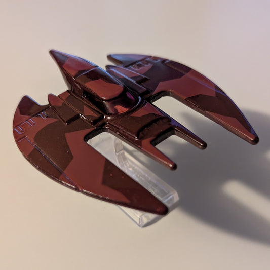 Batplane (Metalflake Dark Red) - Batman:Mix 1 - Hot Wheels Silver Series (2022)