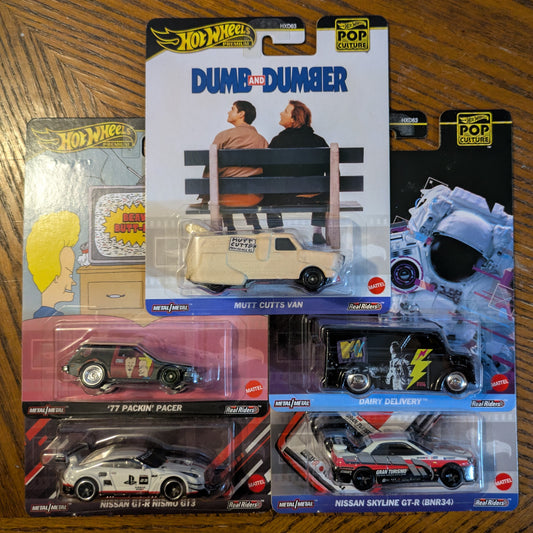 Pop Culture 2024 Mix 3 () - Set of 5 - Hot Wheels Premium (2025)