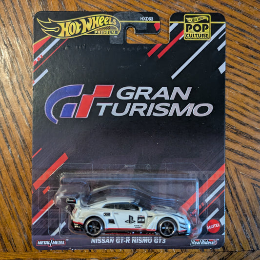 Nissan GT-R NISMO GT3 (White) - Gran Turismo - Hot Wheels Premium (2024)