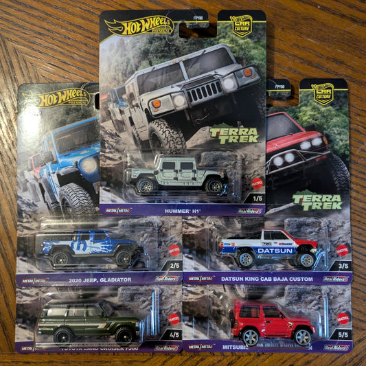 Terra Trek Set of 5 - Hot Wheels Premium (2024)