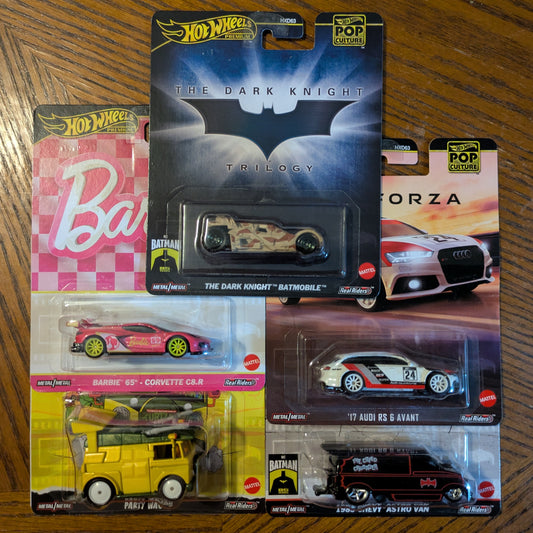 Pop Culture 2024 Mix 5 () - Set of 5 - Hot Wheels Premium (2025)