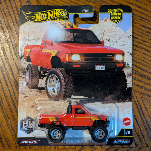 1987 Toyota Pickup Truck (Red) - HW Off Road - Hot Wheels Premium (2025)