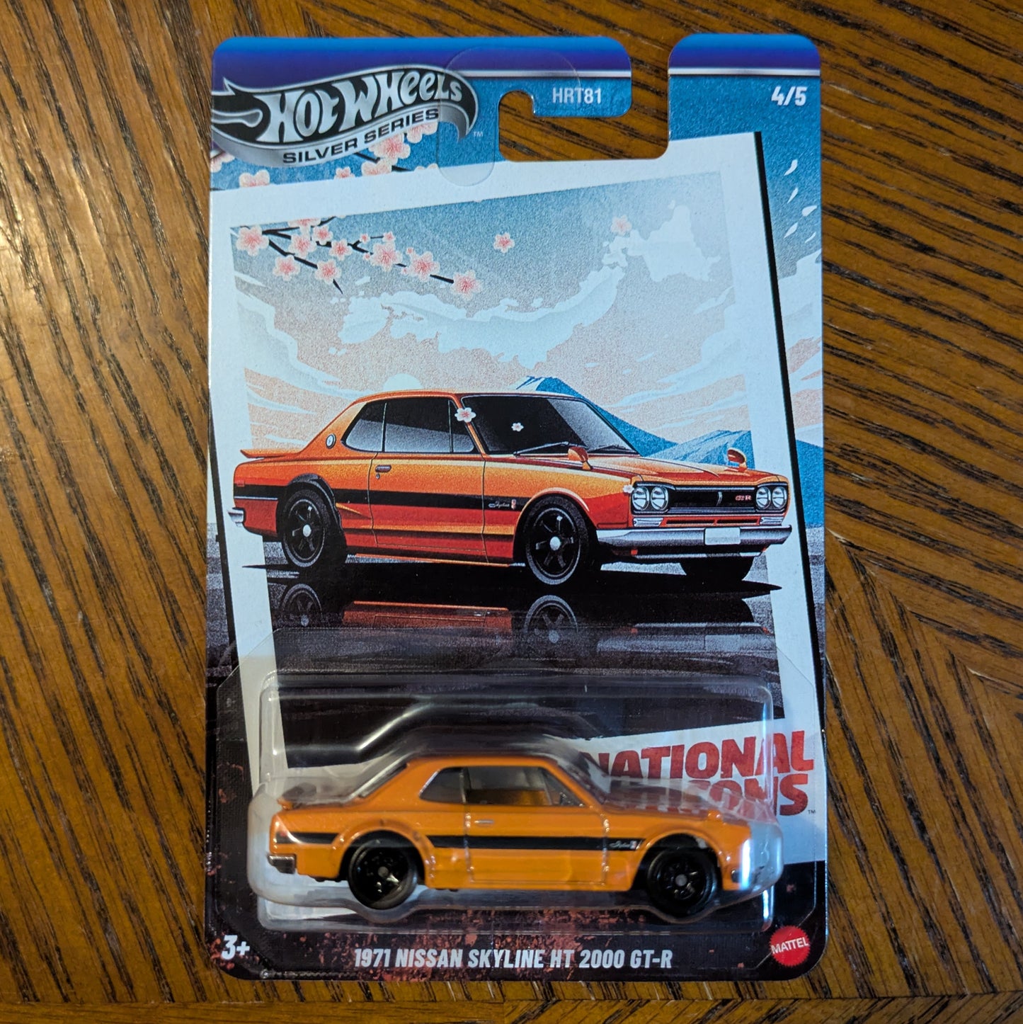 71 Nissan Skyline HT 2000 GT-R (Orange) - National Icons - Hot Wheels Silver Series (2025)