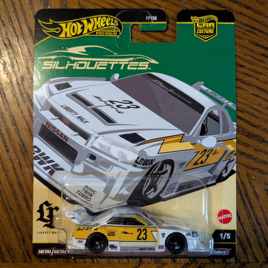 LB-ER34 Super Silhouette Nissan Skyline (White) - Silhouettes - Hot Wheels Premium (2025)