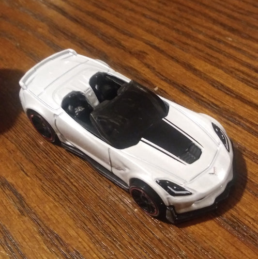 Corvette C7 Z06 Convertible (White) - Multipack Exclusive - Hot Wheels Basic Loose (2020)