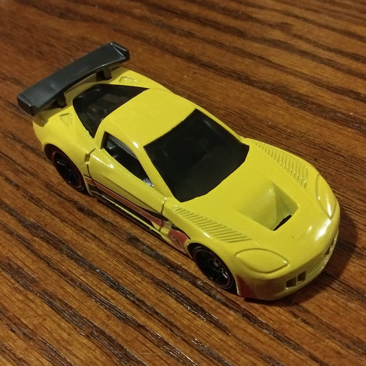 Corvette C6R (Yellow) - Corvette - Hot Wheels Basic Loose (2021)