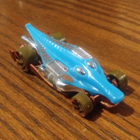 Croc Rod (Light Blue) - Street Beasts - Hot Wheels Basic Loose (2020)