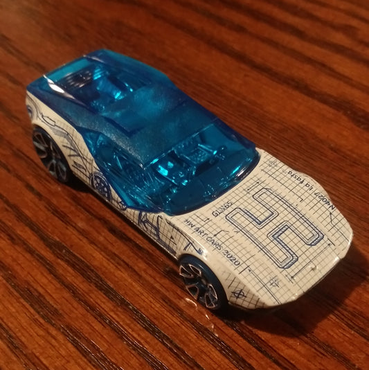 La Fasta (White) - HW Art Cars - Hot Wheels Basic Loose (2020)