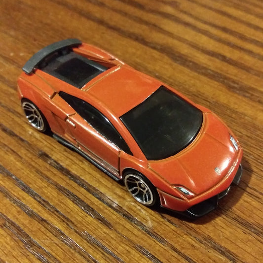 Lamborghini Gallardo LP 570-4 Superleggera (Metalflake Orange) - Lamborghini - Hot Wheels Basic Loose (2020)