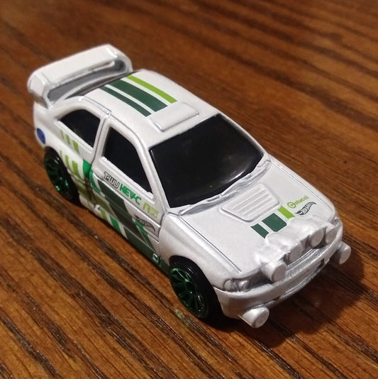 Escort Rally (Pearl White) - Nightburnerz - Hot Wheels Basic Loose (2019)