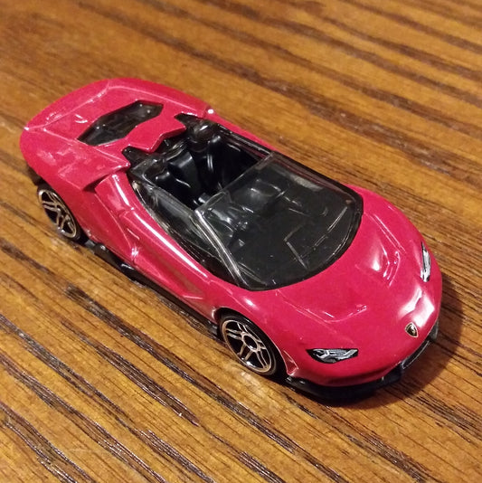 '16 Lamborghini Centenario Roadster (Red) - HW Roadsters - Hot Wheels Basic Loose (2020)