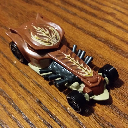 Ratical Racer (Brown) - Street Beasts - Hot Wheels Basic Loose (2015)