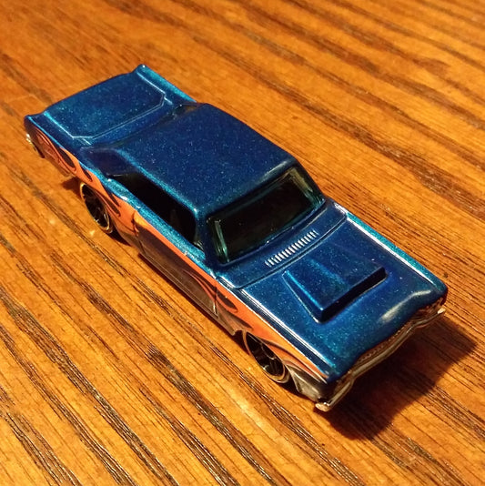 '88 Dodge Dart (Navy Blue) - HW Workshop Heat Fleet - Hot Wheels Basic Loose (2014)