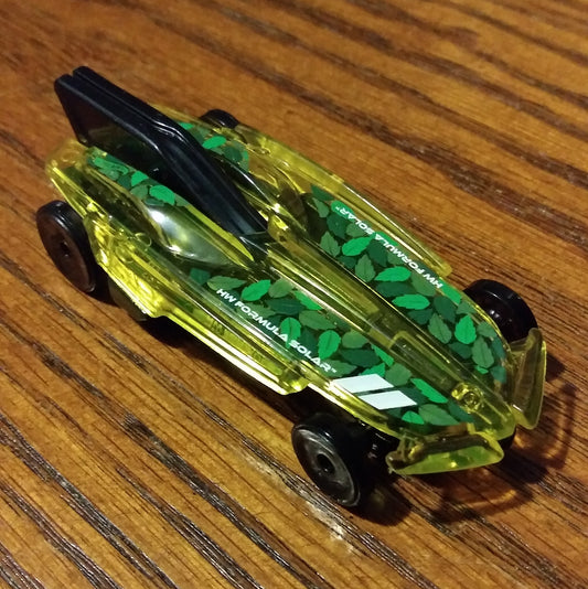 HW Formula Solar (Clear Yellow) - Experimotors - Hot Wheels Basic Loose (2021)