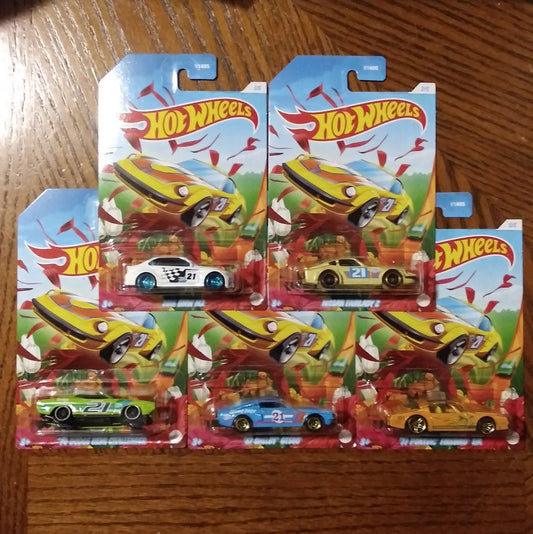 Spring Series Complete Set of 5 - Hot Wheels Basic (2021)