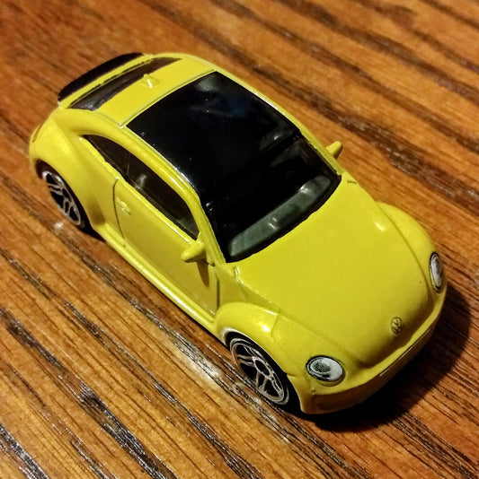 2012 Volkswagen Beetle (Yellow) - Multipack Exclusive - Hot Wheels Basic Loose (2021)