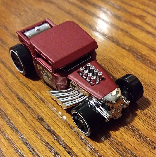 Bone Shaker (Burgundy) - HW Legends - Hot Wheels Basic Loose (2021)